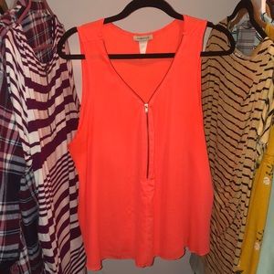 Ambiance Highlighter Orange Shirt